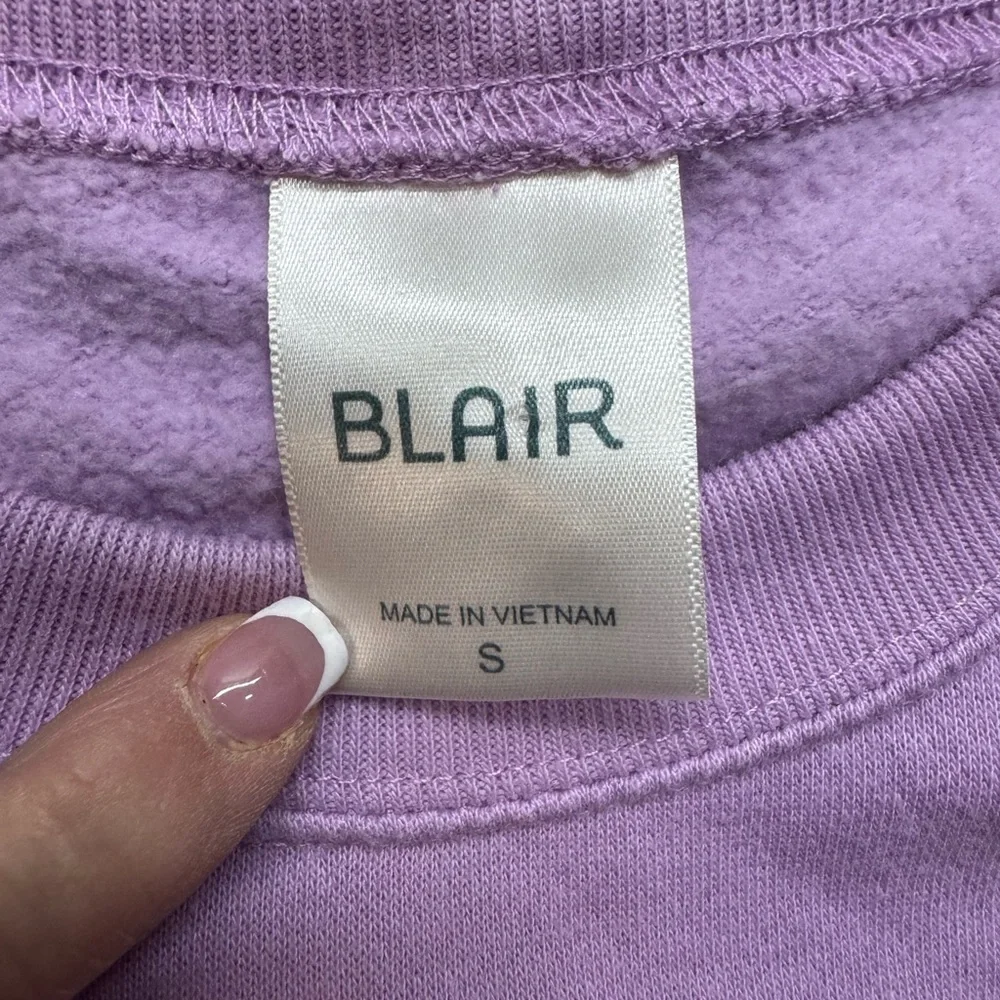 Blair Light Purple Crewneck Sweatshirt - Picture 2 of 4